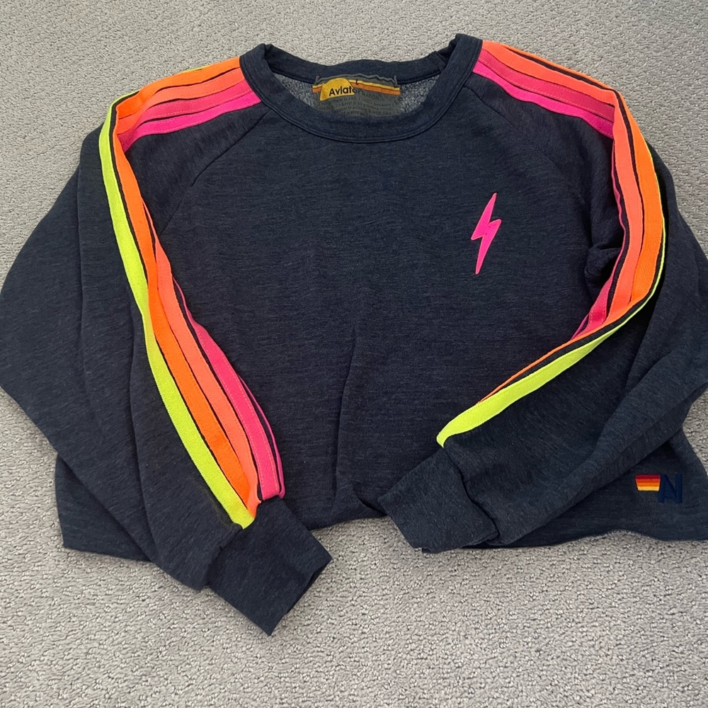 Aviator Nation cropped sweatshirt